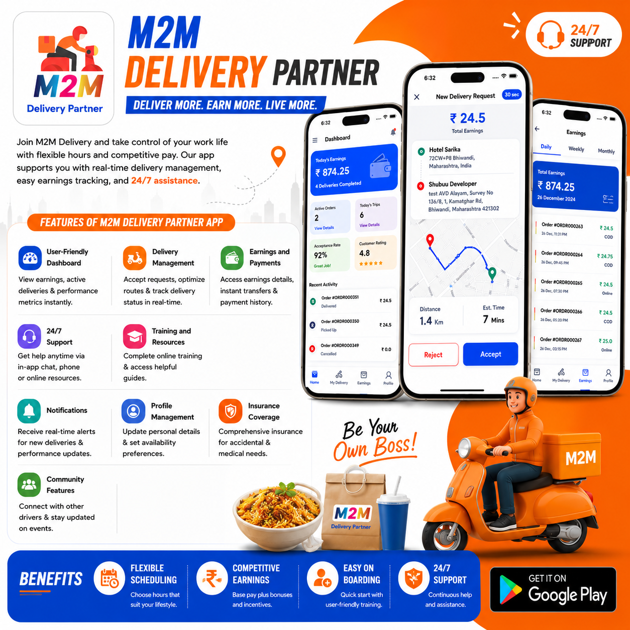 M2M Delivery Partner
