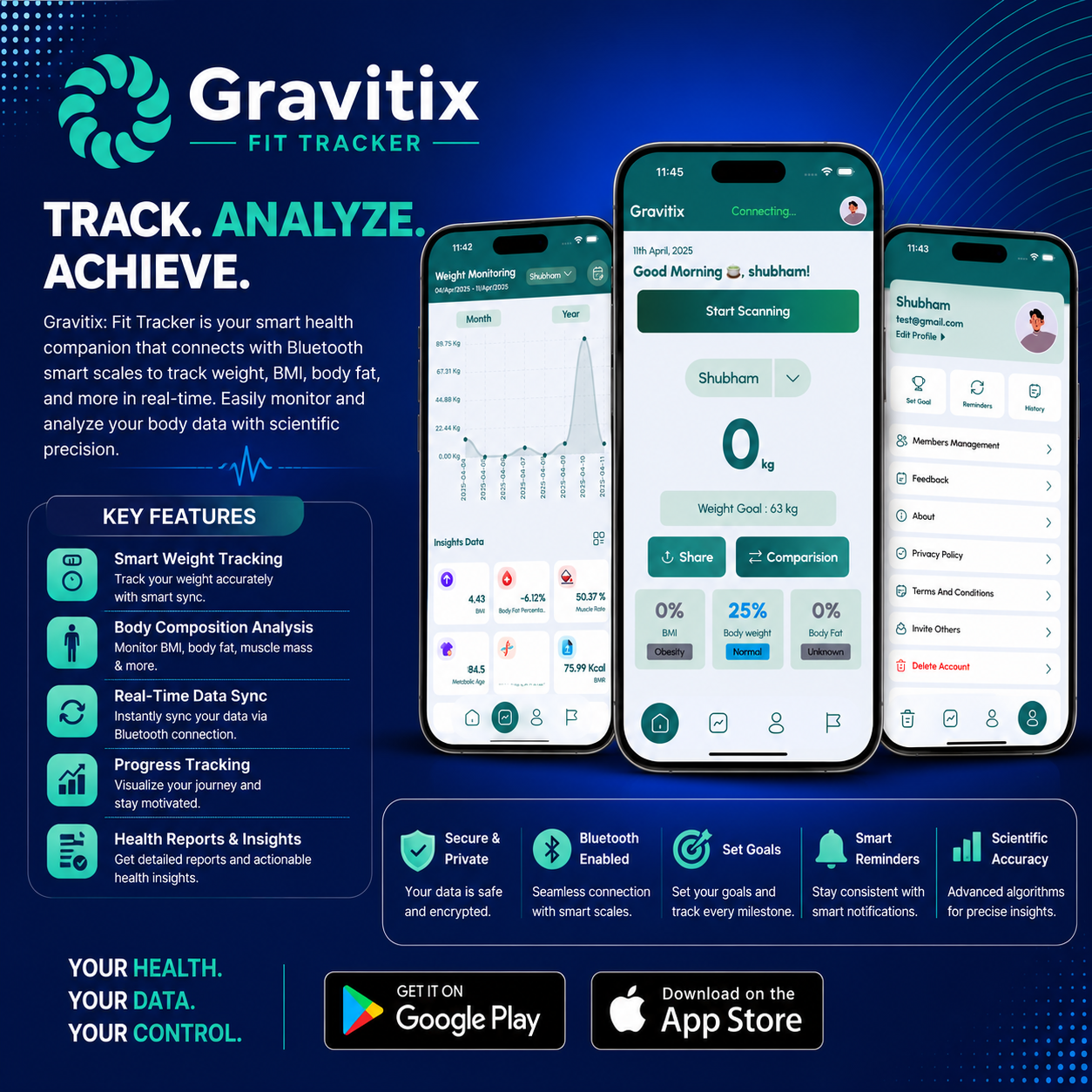 Gravitix: Fit Tracker
