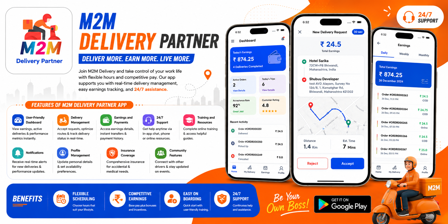 M2M Delivery Partner