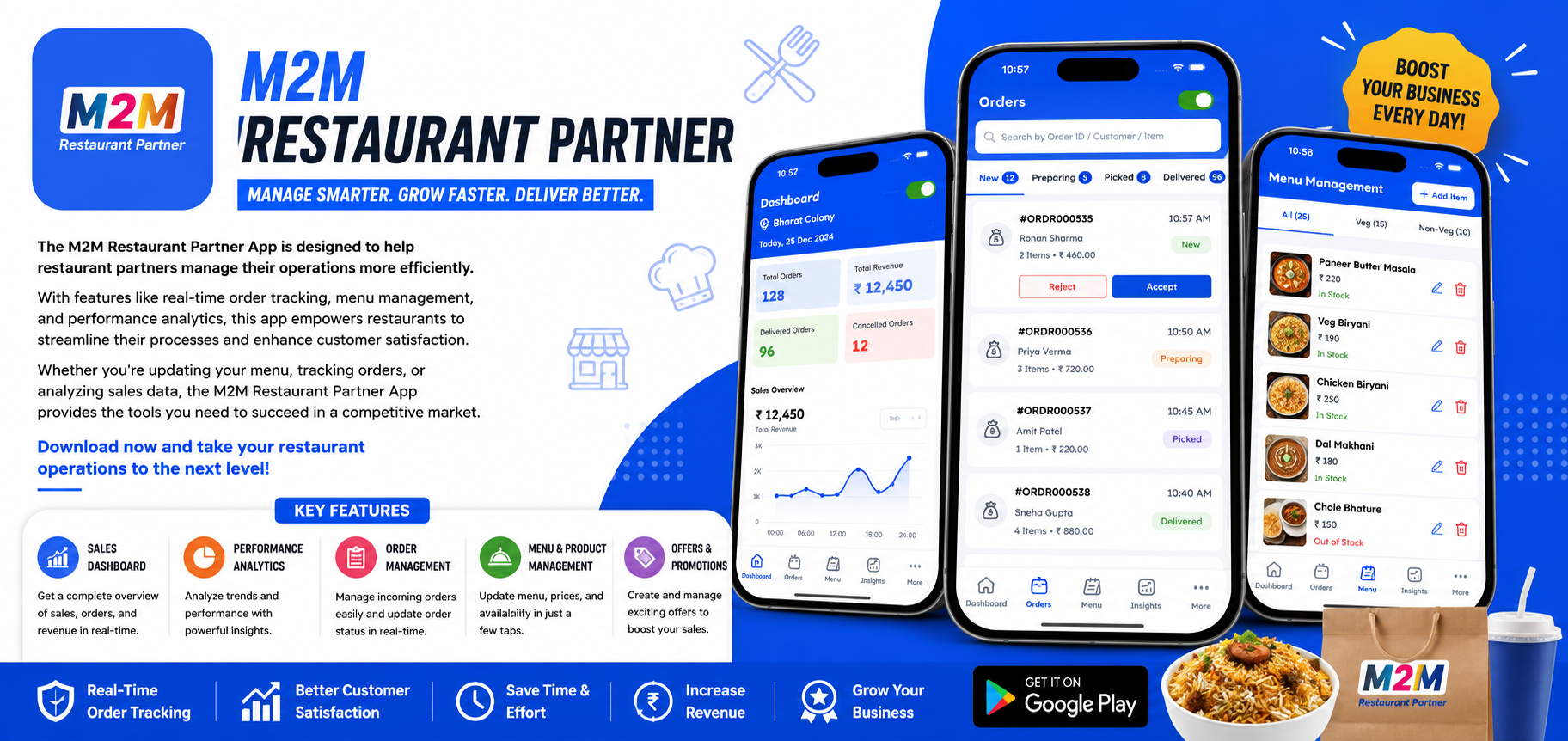 M2M Restaurant Partner